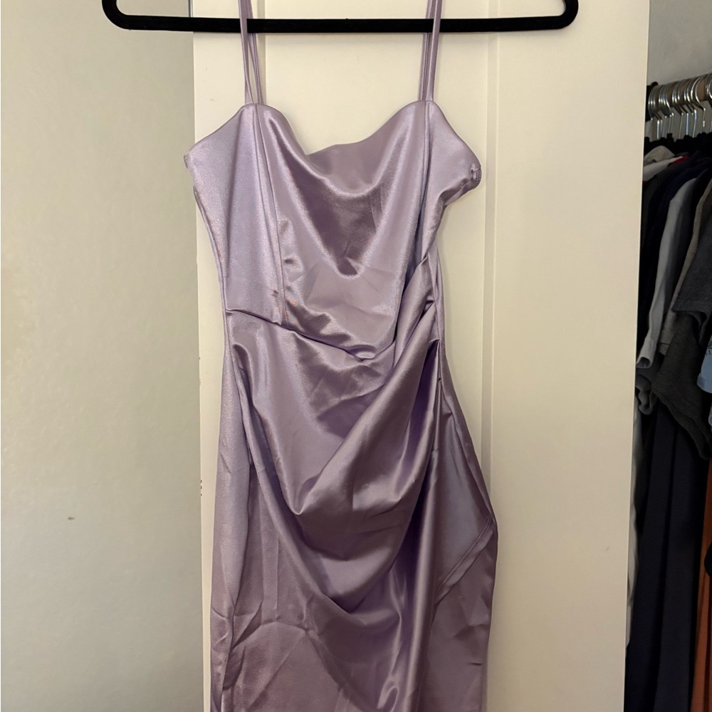Windsor Lavender Satin Dress